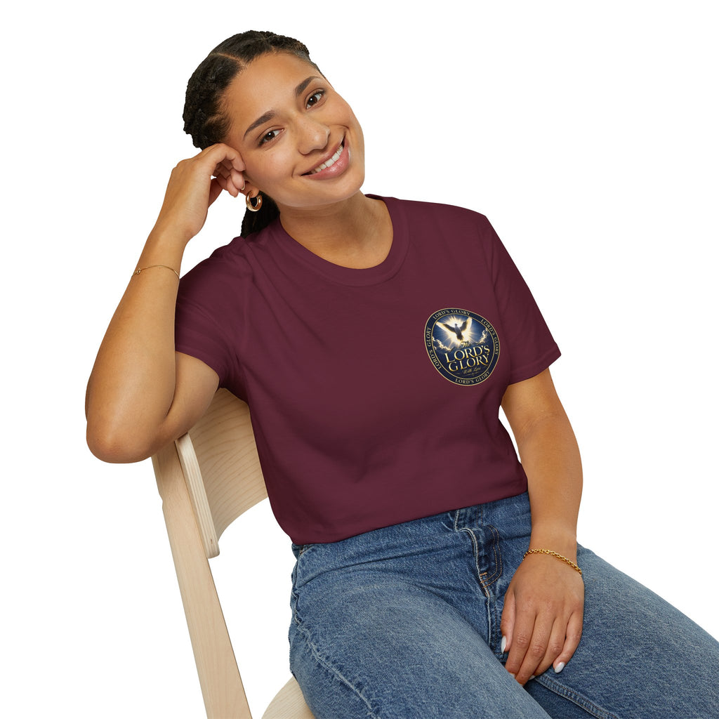 Lord's Glory with Lori Dove T‑Shirt — Christian Faith Logo Tee