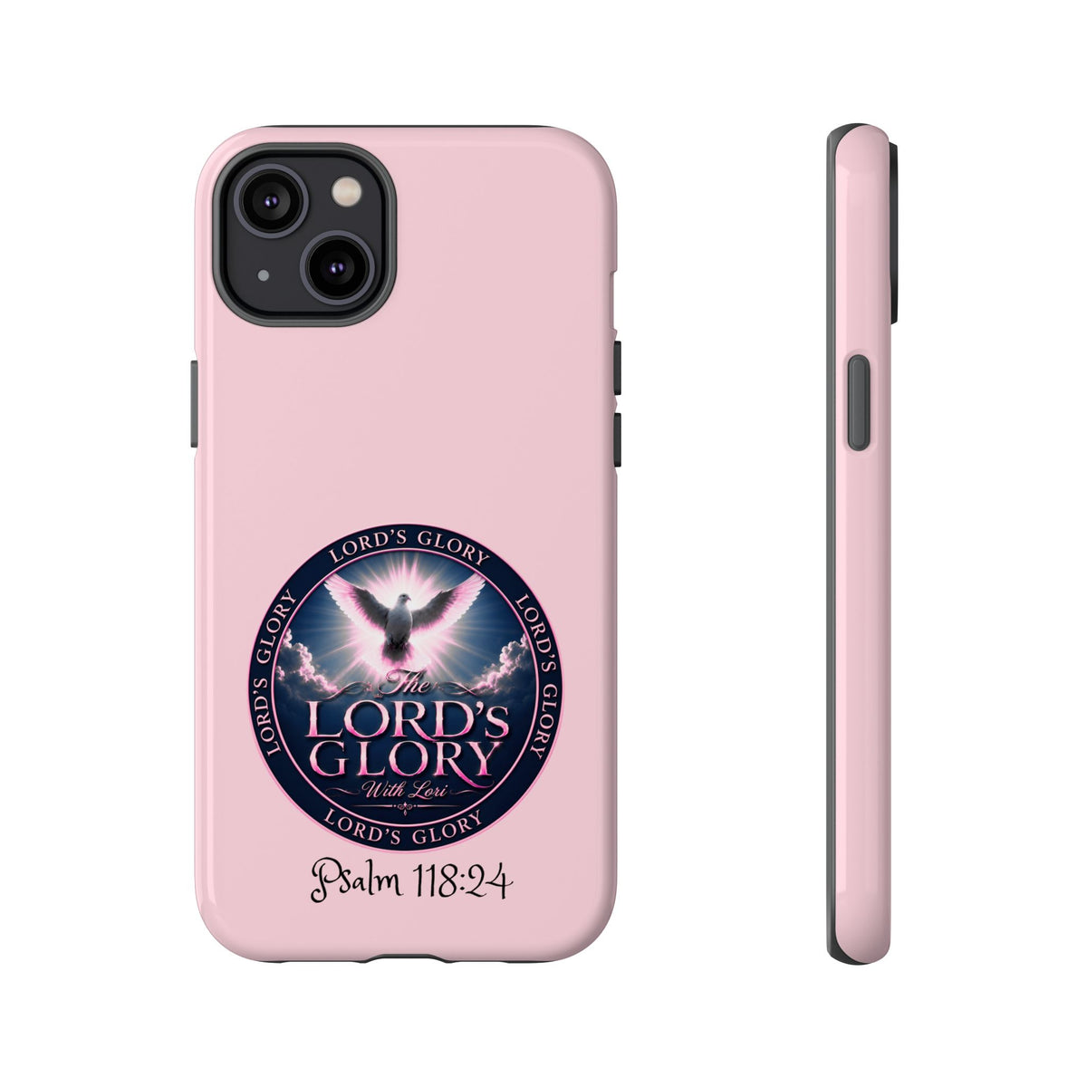 Christian Phone Case – "Lord's Glory with Lori" Dove Design Tough Case (Protective Phone Cover)
