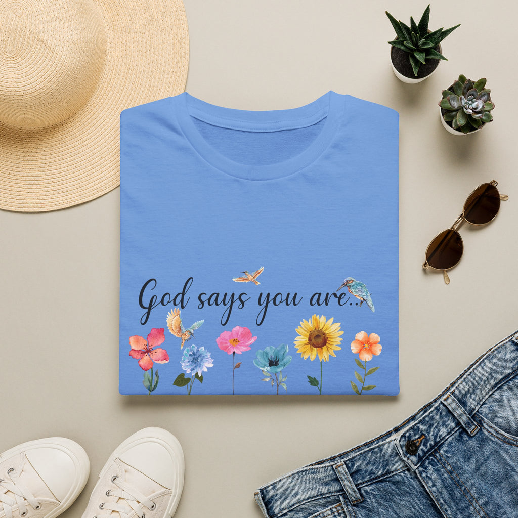 God Says You Are Loved Wildflower T-Shirt