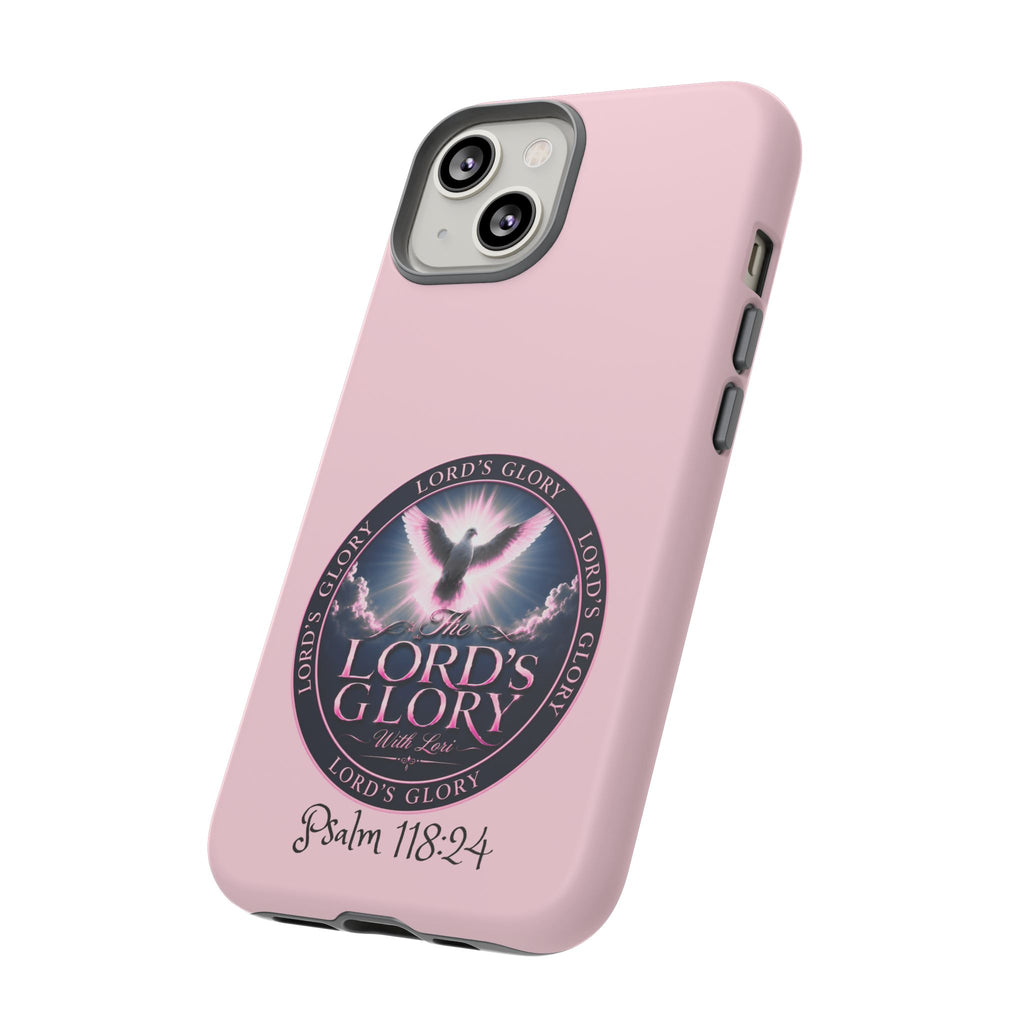 Christian Phone Case – "Lord's Glory with Lori" Dove Design Tough Case (Protective Phone Cover)