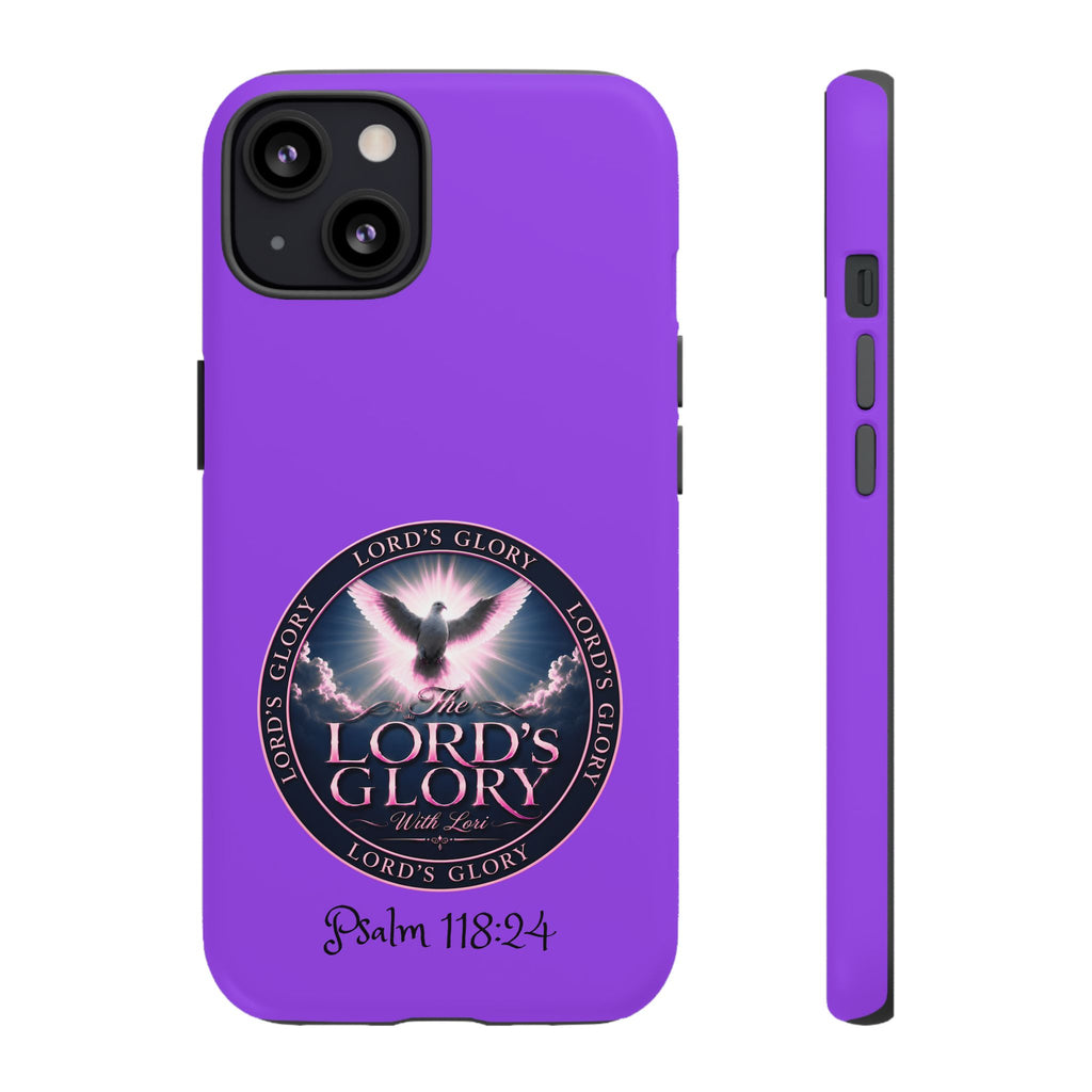 Christian Phone Case – "Lord's Glory with Lori" Dove Design Tough Case (Protective Phone Cover)