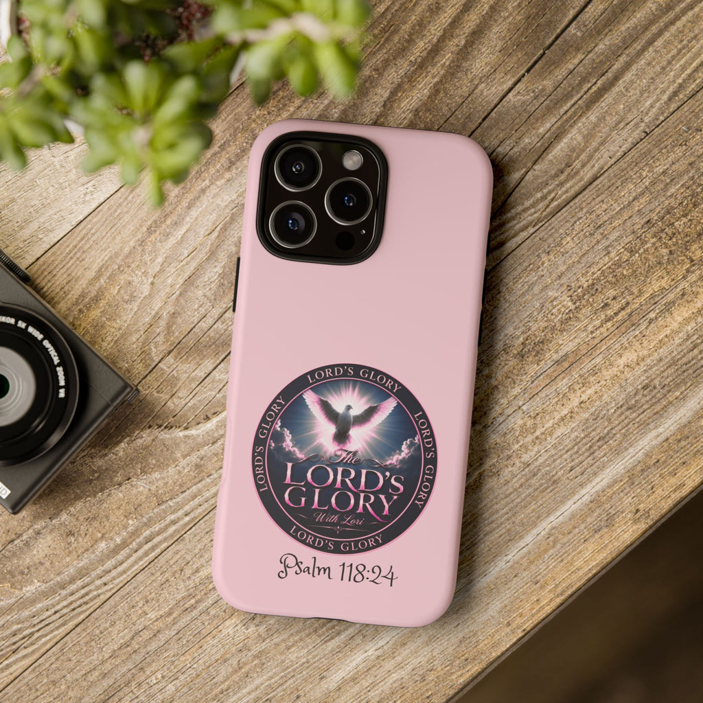 Christian Phone Case – "Lord's Glory with Lori" Dove Design Tough Case (Protective Phone Cover)