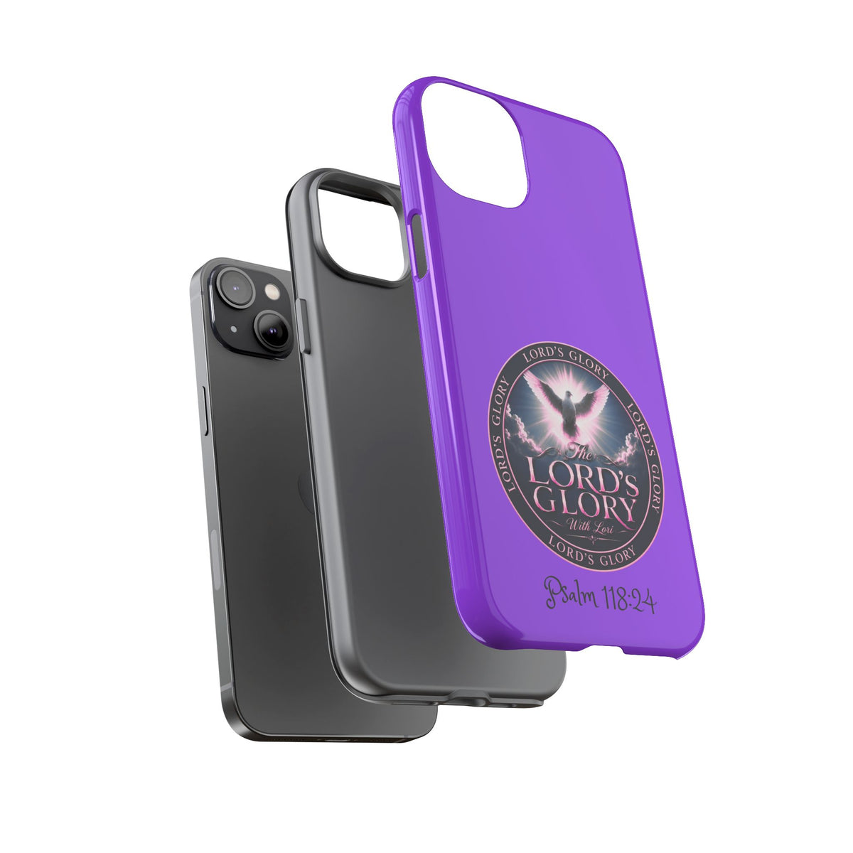 Christian Phone Case – "Lord's Glory with Lori" Dove Design Tough Case (Protective Phone Cover)