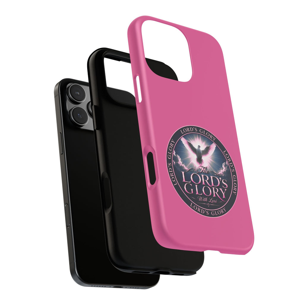 Christian Phone Case – "Lord's Glory with Lori" Dove Design Tough Case (Protective Phone Cover)