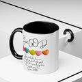 But God Scripture Coffee Mug — Genesis 50:20 Inspirational Heart Accent Mug (11/15oz)