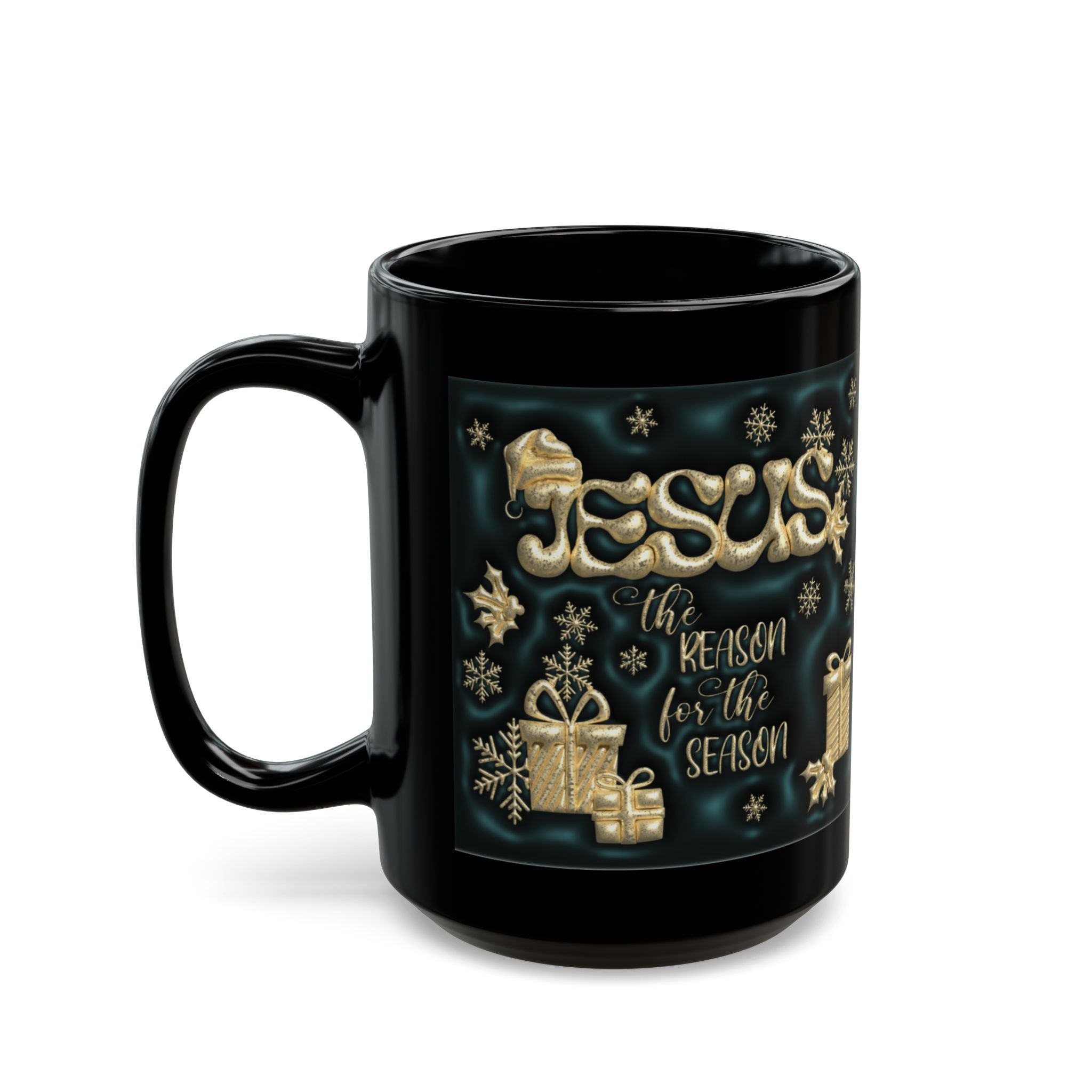 Jesus The Reason for the Season Mug, Christmas Coffee Cup, Holiday Gift, Religious Mug, Advent Celebration Drinkware