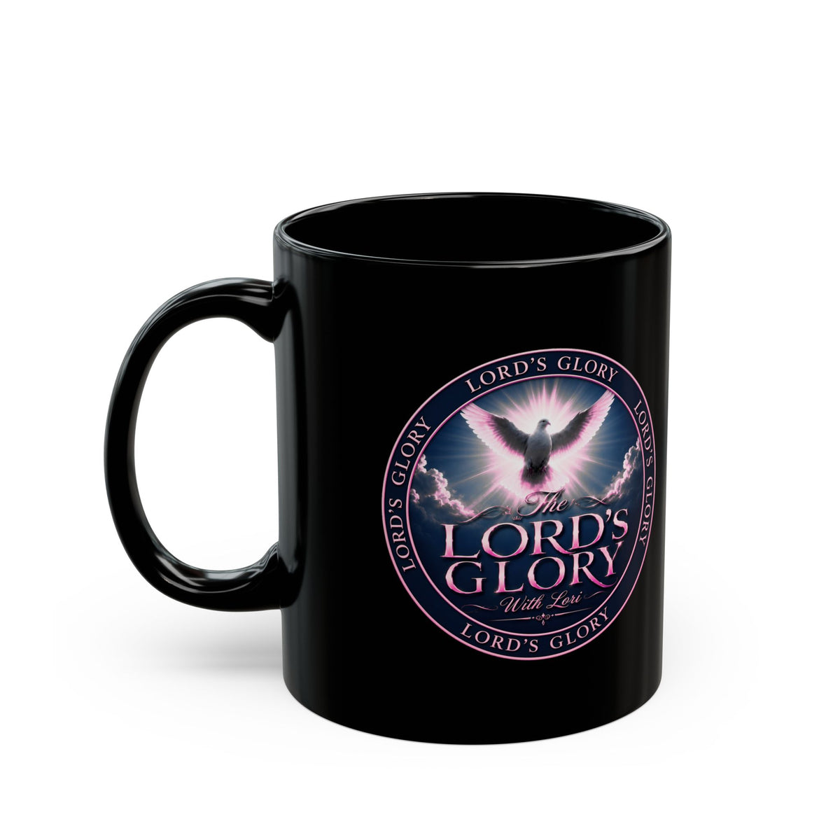 Lord's Glory with Lori Ceramic Mug — Inspirational Dove Design (11oz & 15oz)