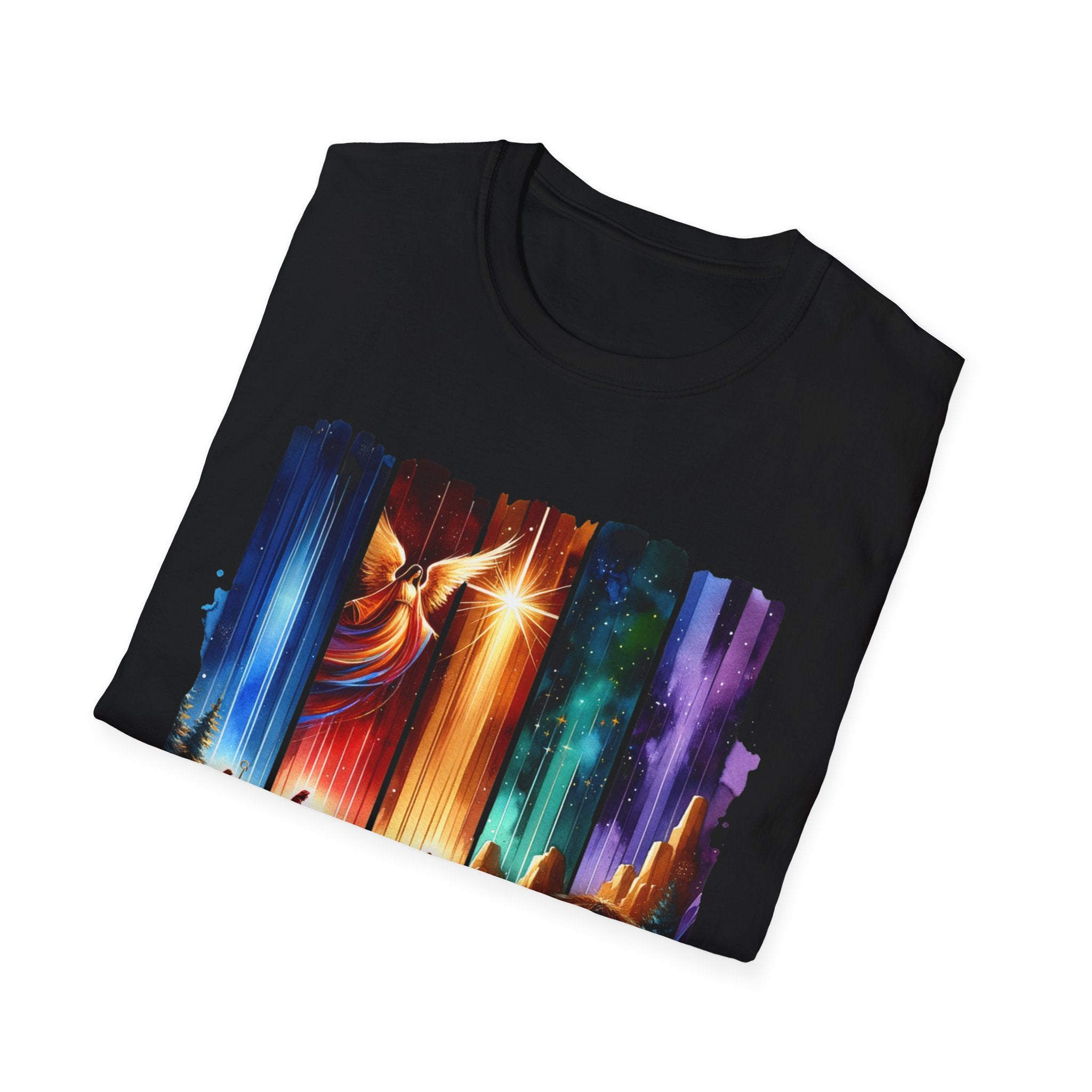 Vibrant Fantasy T-Shirt, Colorful Graphic Tee, Unisex Art Shirt, Great Gift for Fans, Unique Casual Wear, The King is Born Shirt
