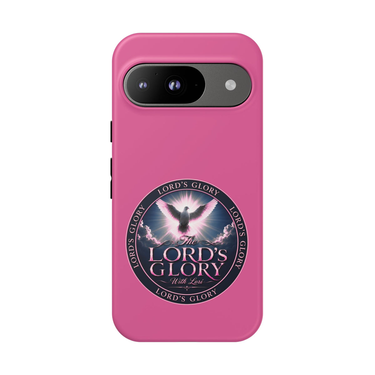 Christian Phone Case – "Lord's Glory with Lori" Dove Design Tough Case (Protective Phone Cover)
