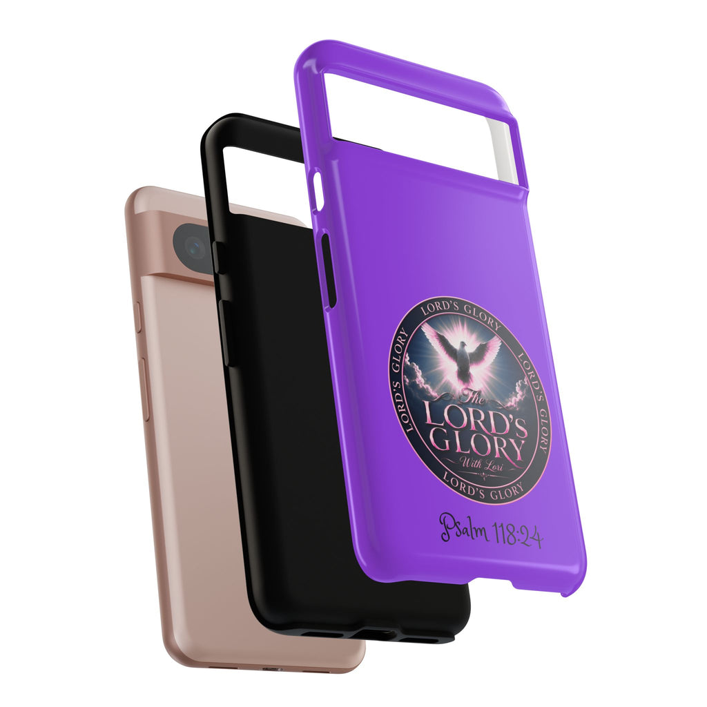 Christian Phone Case – "Lord's Glory with Lori" Dove Design Tough Case (Protective Phone Cover)