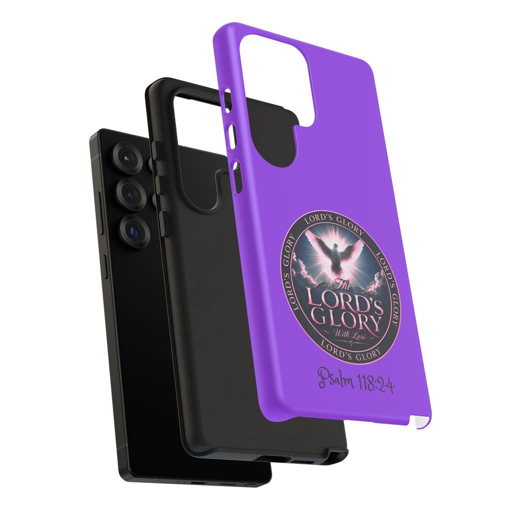 Christian Phone Case – "Lord's Glory with Lori" Dove Design Tough Case (Protective Phone Cover)