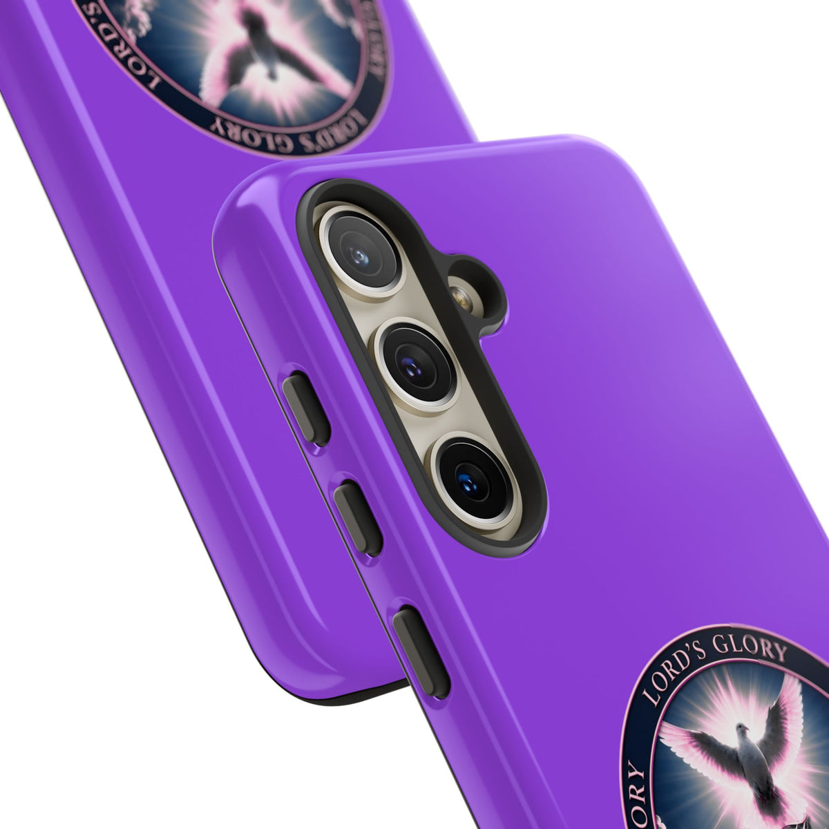 Christian Phone Case – "Lord's Glory with Lori" Dove Design Tough Case (Protective Phone Cover)