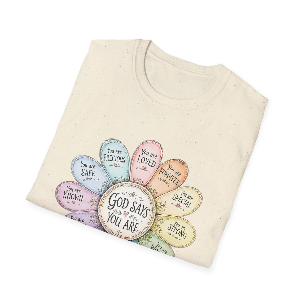 God Says You Are Loved Inspirational Christian T-Shirt