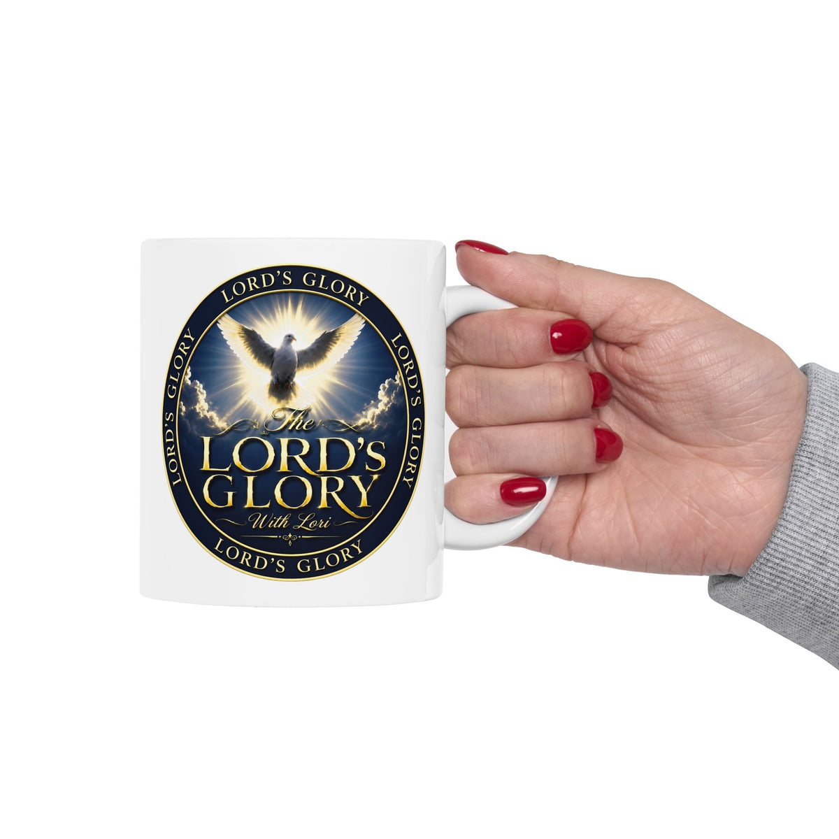 Lords Glory with Lori  Faith Coffee Mug — "To God Be The Glory" Ceramic Christian Gift (11oz/15oz)