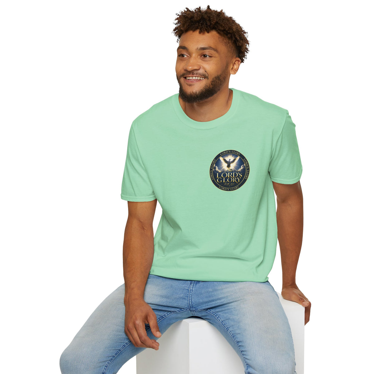 Lord's Glory with Lori Dove T‑Shirt — Christian Faith Logo Tee