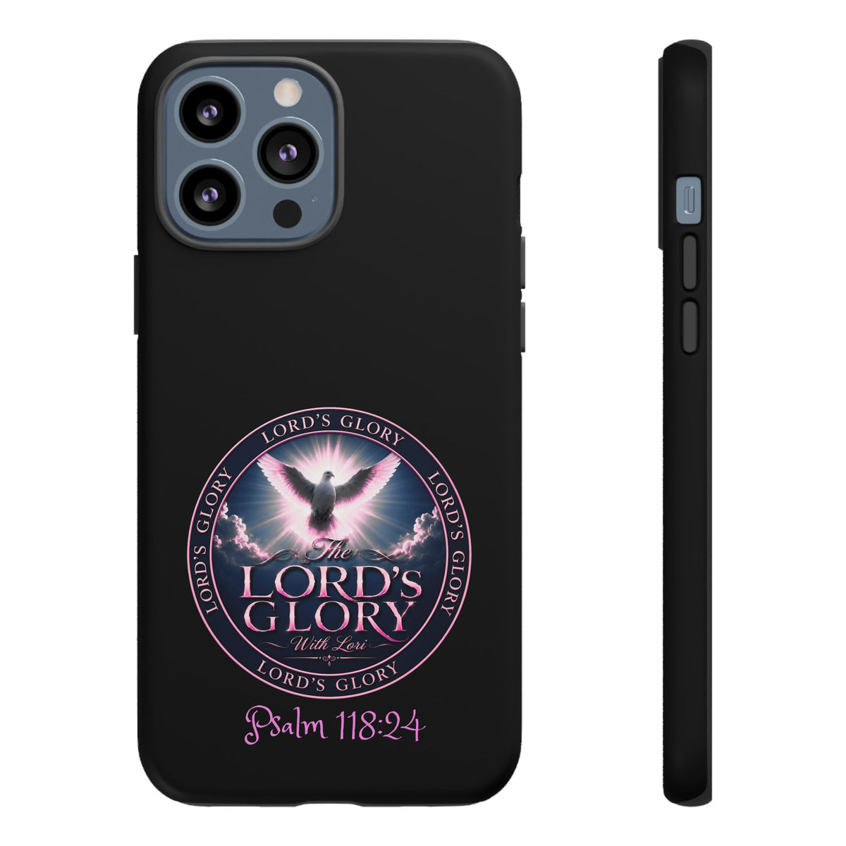Christian Phone Case – "Lord's Glory with Lori" Dove Design Tough Case (Protective Phone Cover)