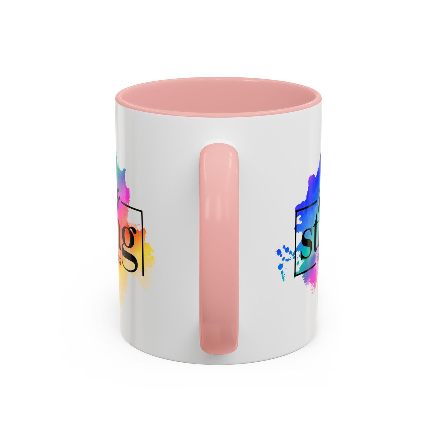 SHE IS STRONG - 5 Colors Accent Coffee Mug, 11oz