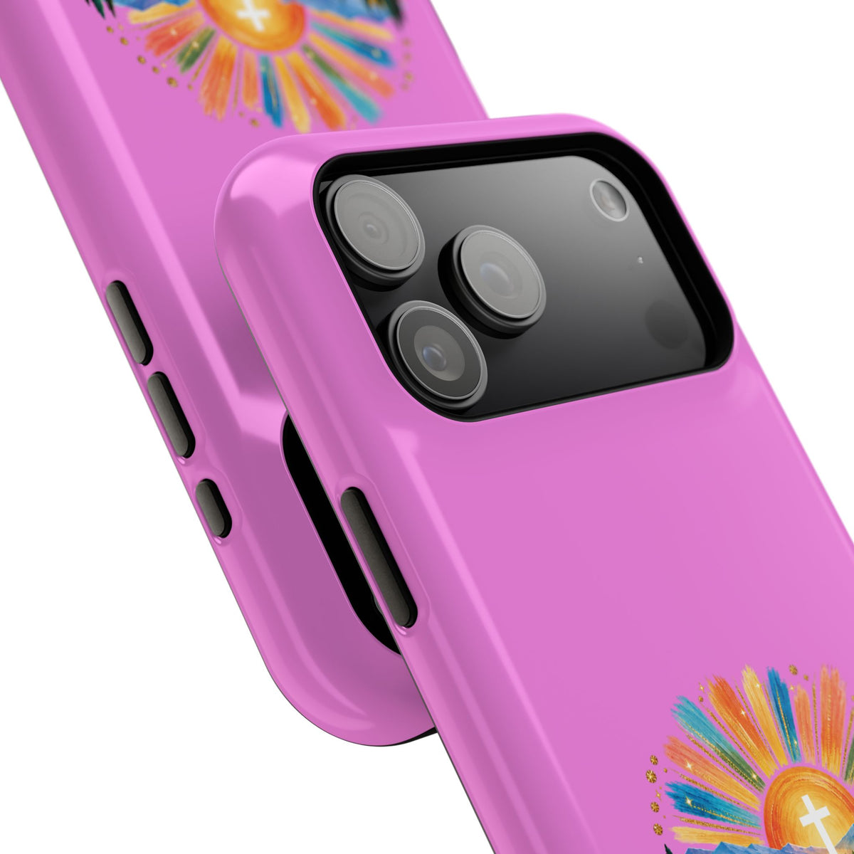 Magnetic Phone Case – “Walking on Sunshine with Lords Glory” Sunrise Design