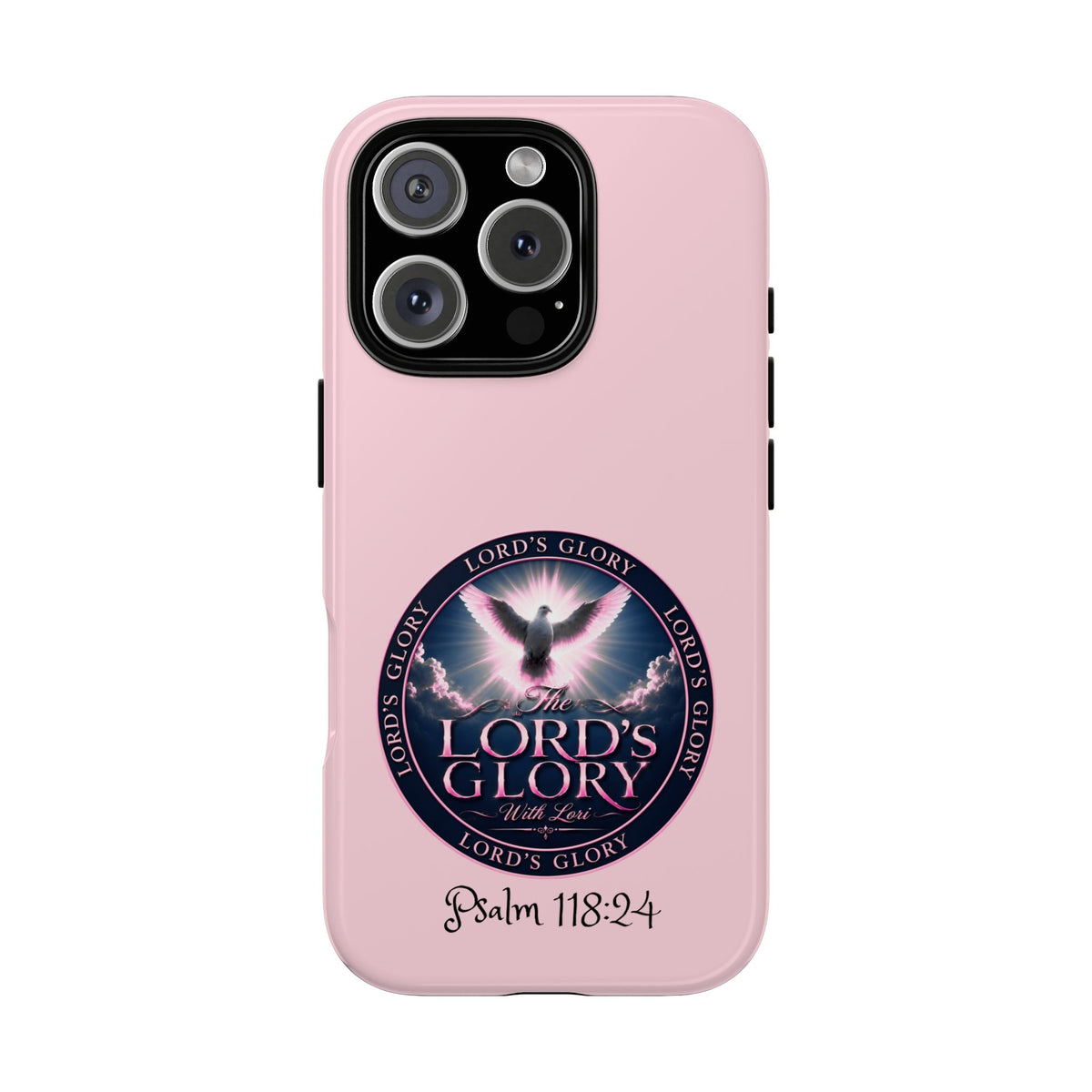 Christian Phone Case – "Lord's Glory with Lori" Dove Design Tough Case (Protective Phone Cover)