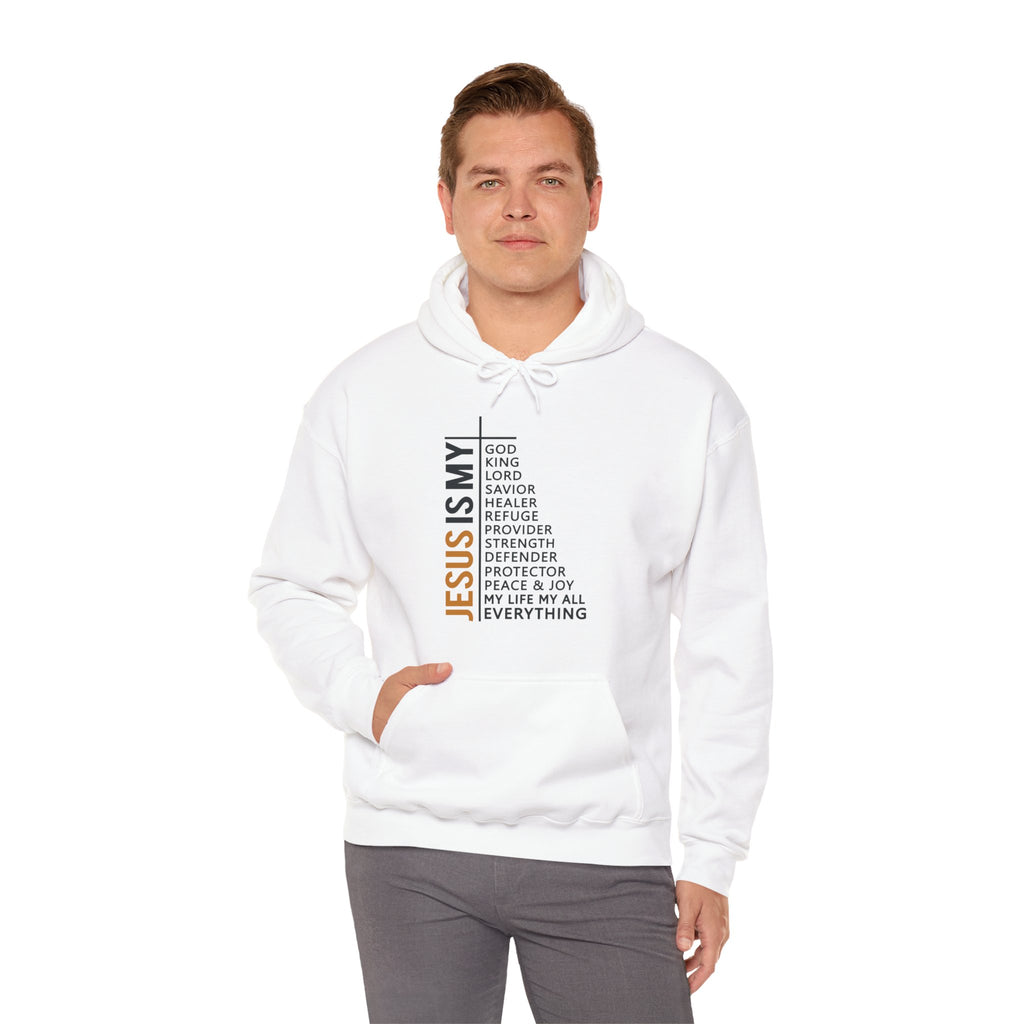 Jesus is My - Mens Womans Heavy Blend Hooded Sweatshirt