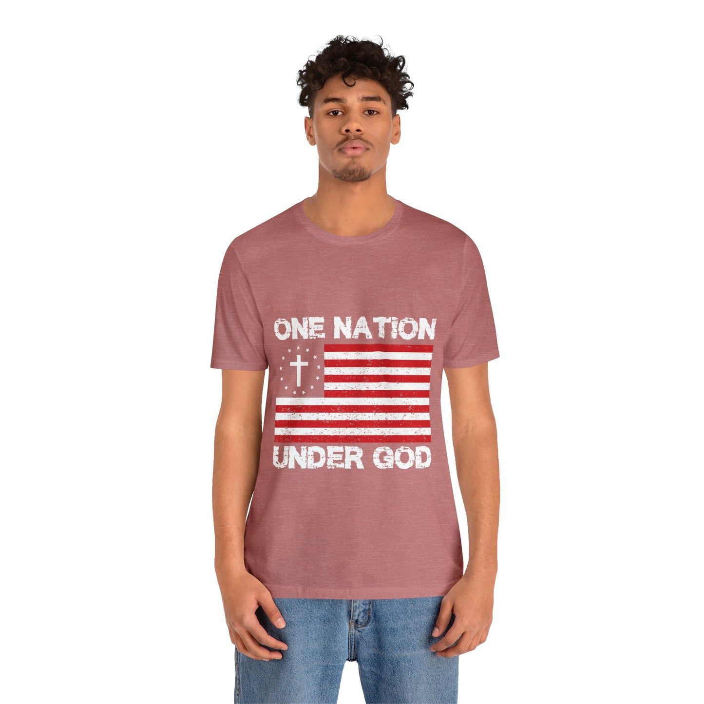 One Nation Under GOD - Unisex Jersey Short Sleeve Tee