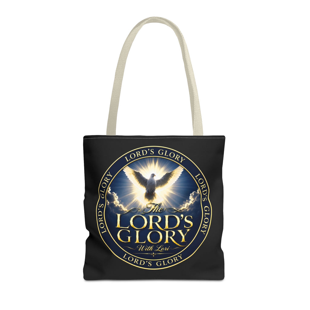 Tote Bag — "The Lord's Glory with Lori" Christian Dove Tote (Faith-Inspired Church Bag)