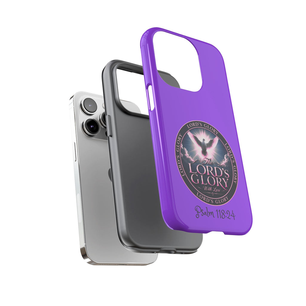 Christian Phone Case – "Lord's Glory with Lori" Dove Design Tough Case (Protective Phone Cover)