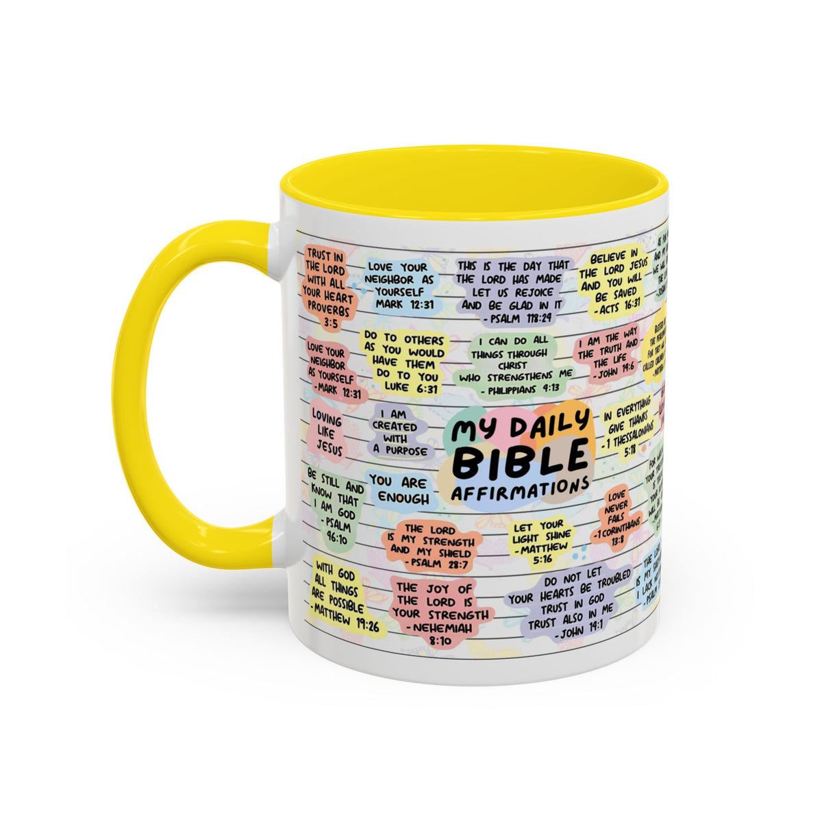 My Daily Bible Affirmations Coffee Mug 15oz/11oz