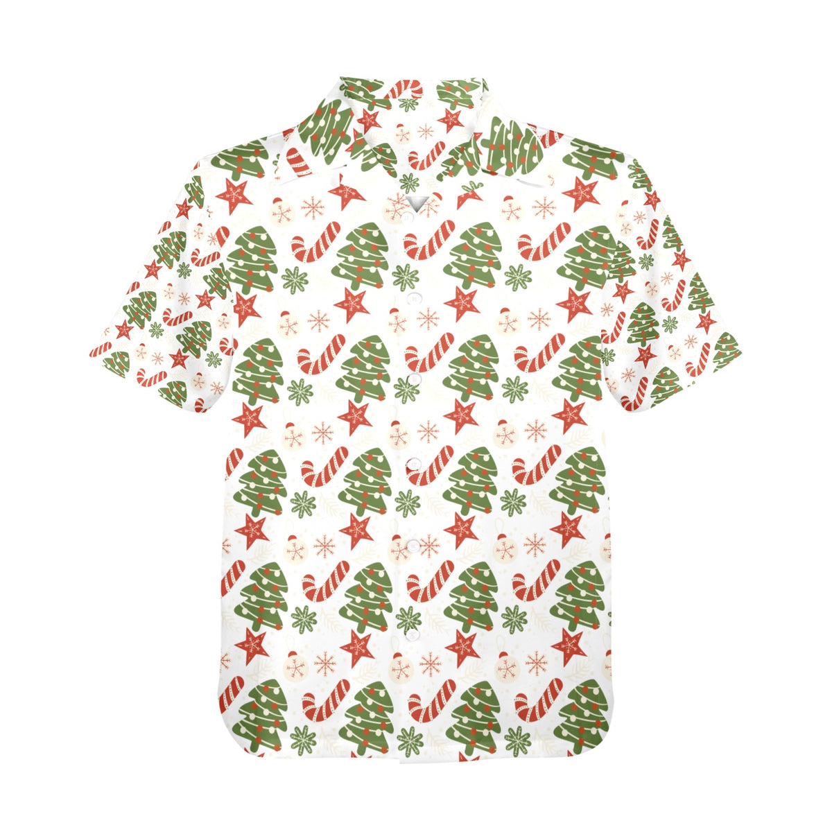 Men's All Over Print Christmas Shirt Made In USA Ships to USA Only