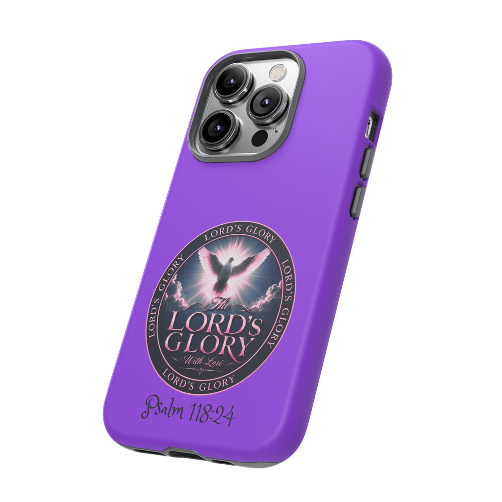 Christian Phone Case – "Lord's Glory with Lori" Dove Design Tough Case (Protective Phone Cover)