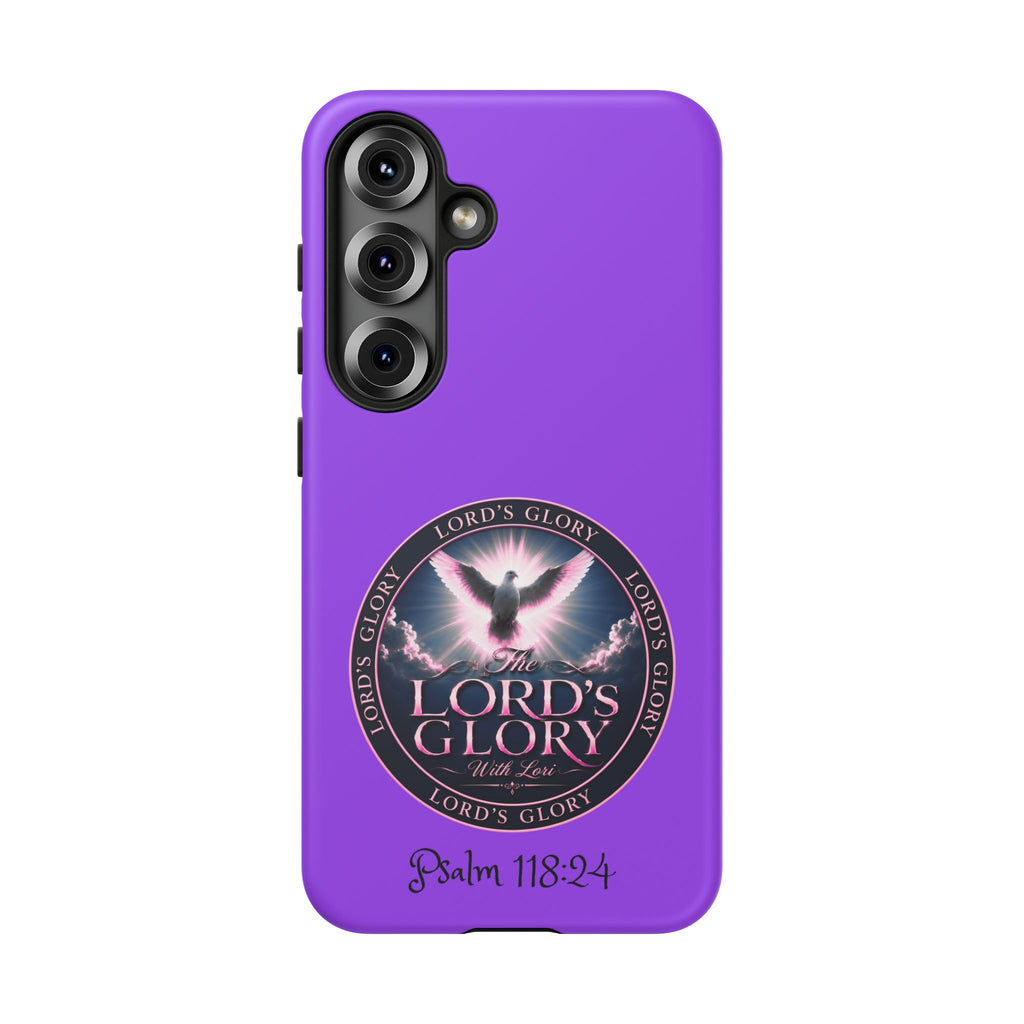 Christian Phone Case – "Lord's Glory with Lori" Dove Design Tough Case (Protective Phone Cover)