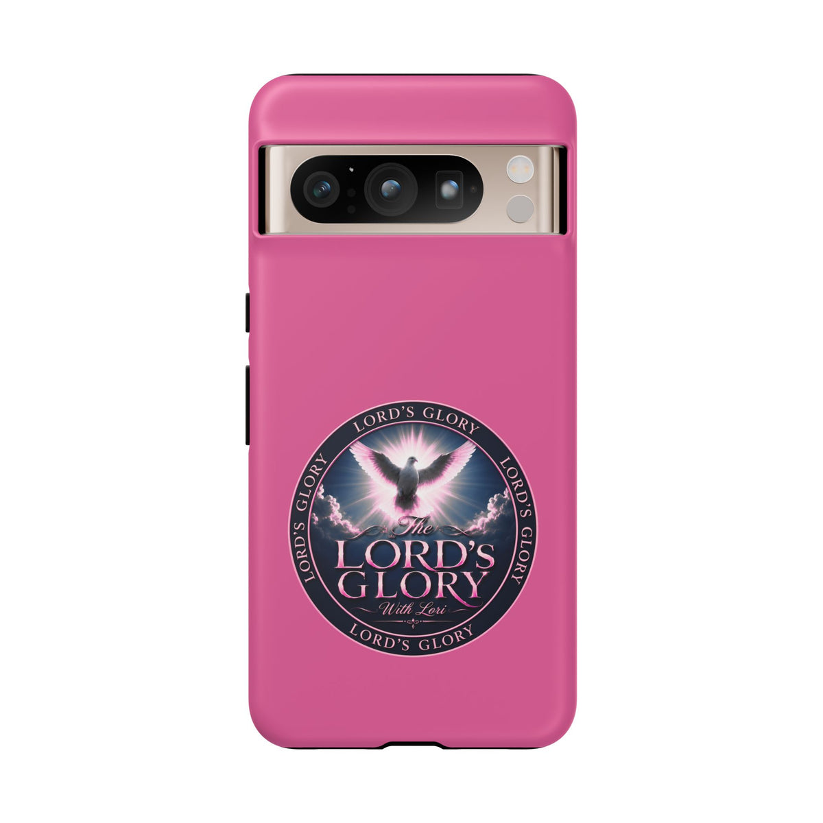 Christian Phone Case – "Lord's Glory with Lori" Dove Design Tough Case (Protective Phone Cover)