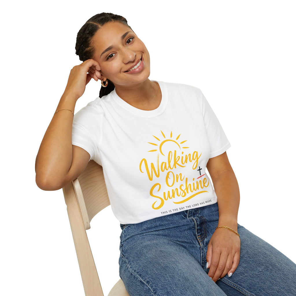 Walking on Sunshine Psalms 118:24 Softstyle T-Shirt