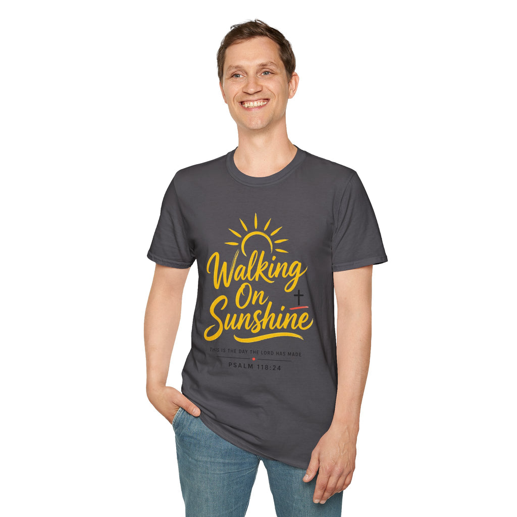 Walking on Sunshine Psalms 118:24 Softstyle T-Shirt