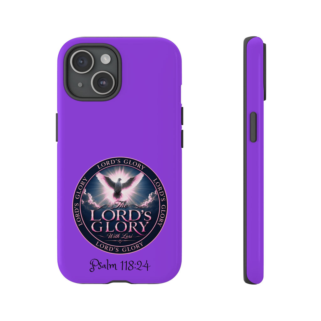 Christian Phone Case – "Lord's Glory with Lori" Dove Design Tough Case (Protective Phone Cover)