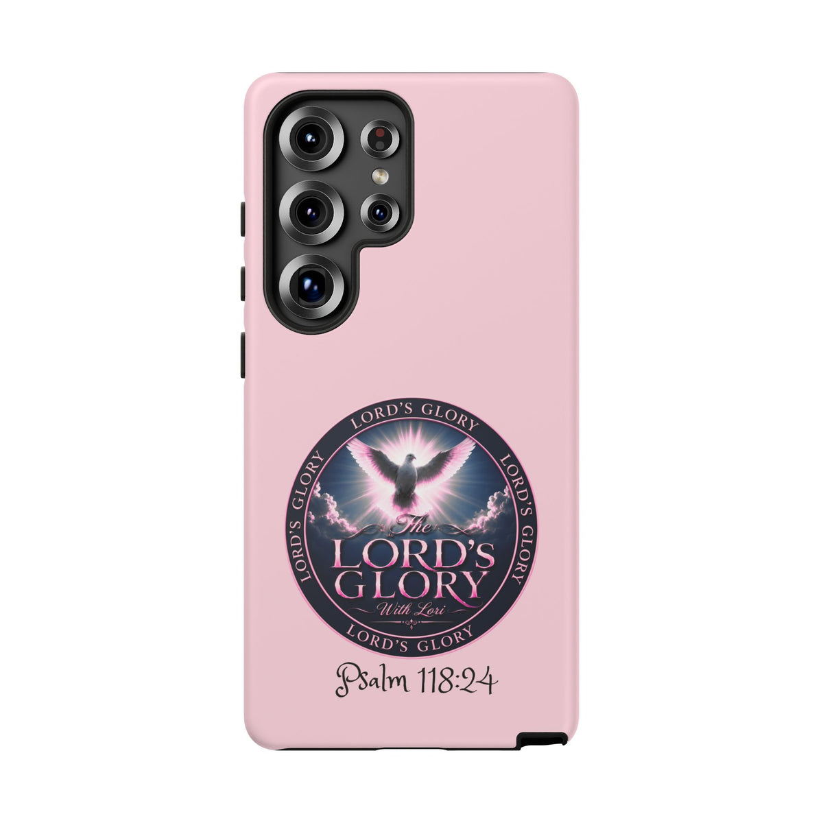 Christian Phone Case – "Lord's Glory with Lori" Dove Design Tough Case (Protective Phone Cover)