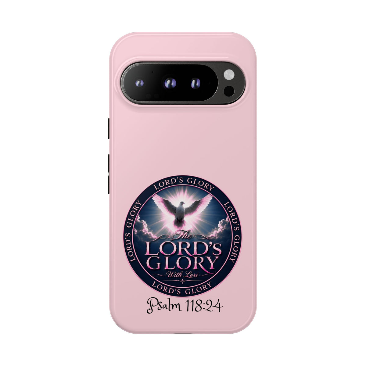 Christian Phone Case – "Lord's Glory with Lori" Dove Design Tough Case (Protective Phone Cover)