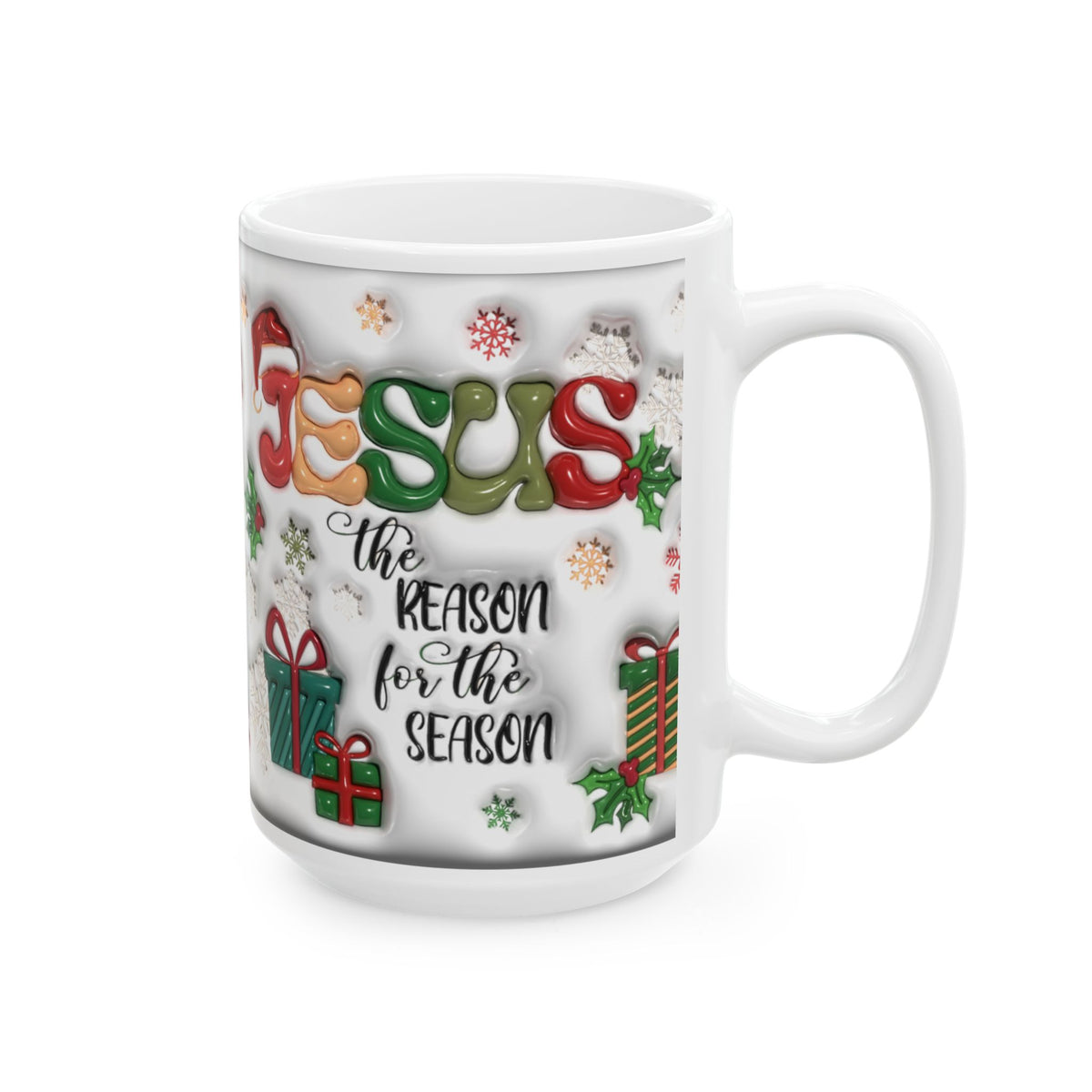 Jesus the Reason of the Season  | Holiday Coffee Cup | Christmas Gift | Hot Cocoa Mug