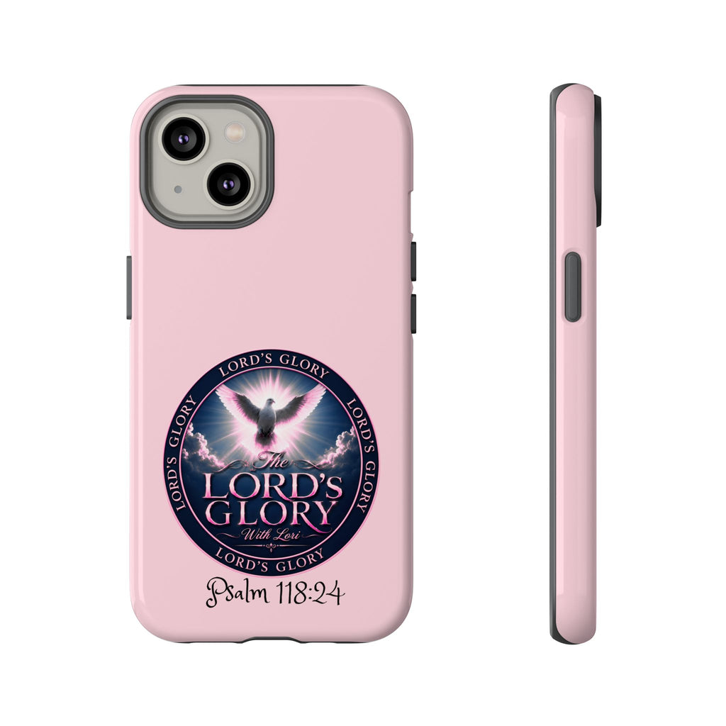Christian Phone Case – "Lord's Glory with Lori" Dove Design Tough Case (Protective Phone Cover)