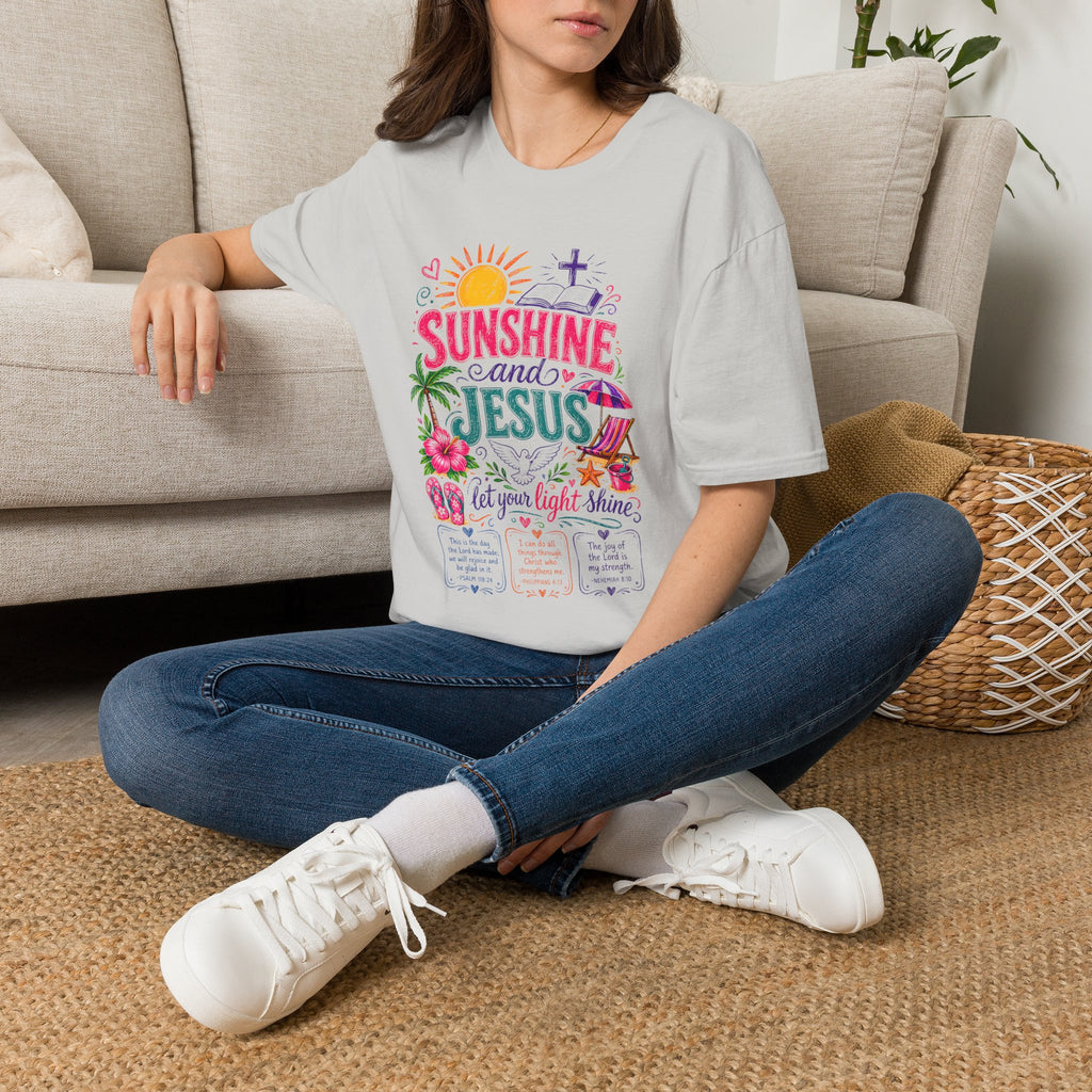 Sunshine and Jesus Christian Faith T-Shirt