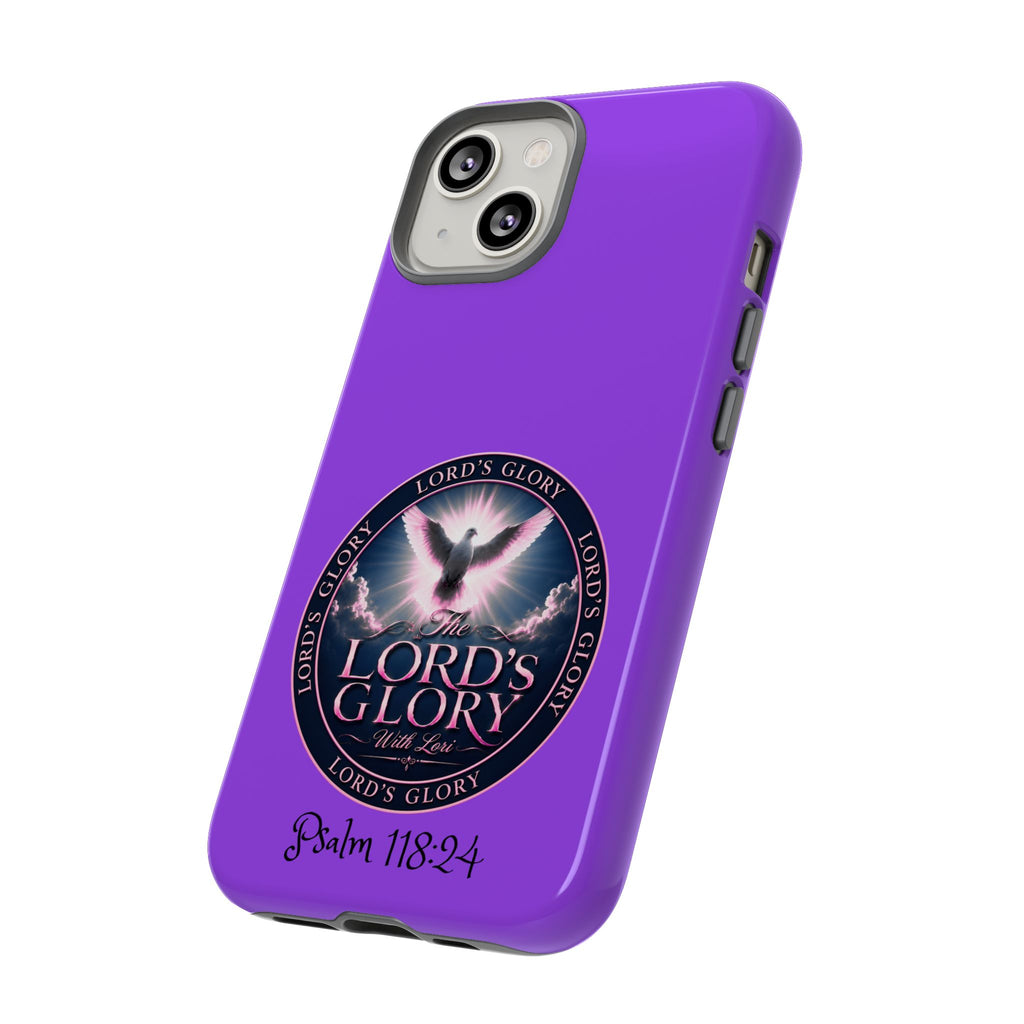 Christian Phone Case – "Lord's Glory with Lori" Dove Design Tough Case (Protective Phone Cover)
