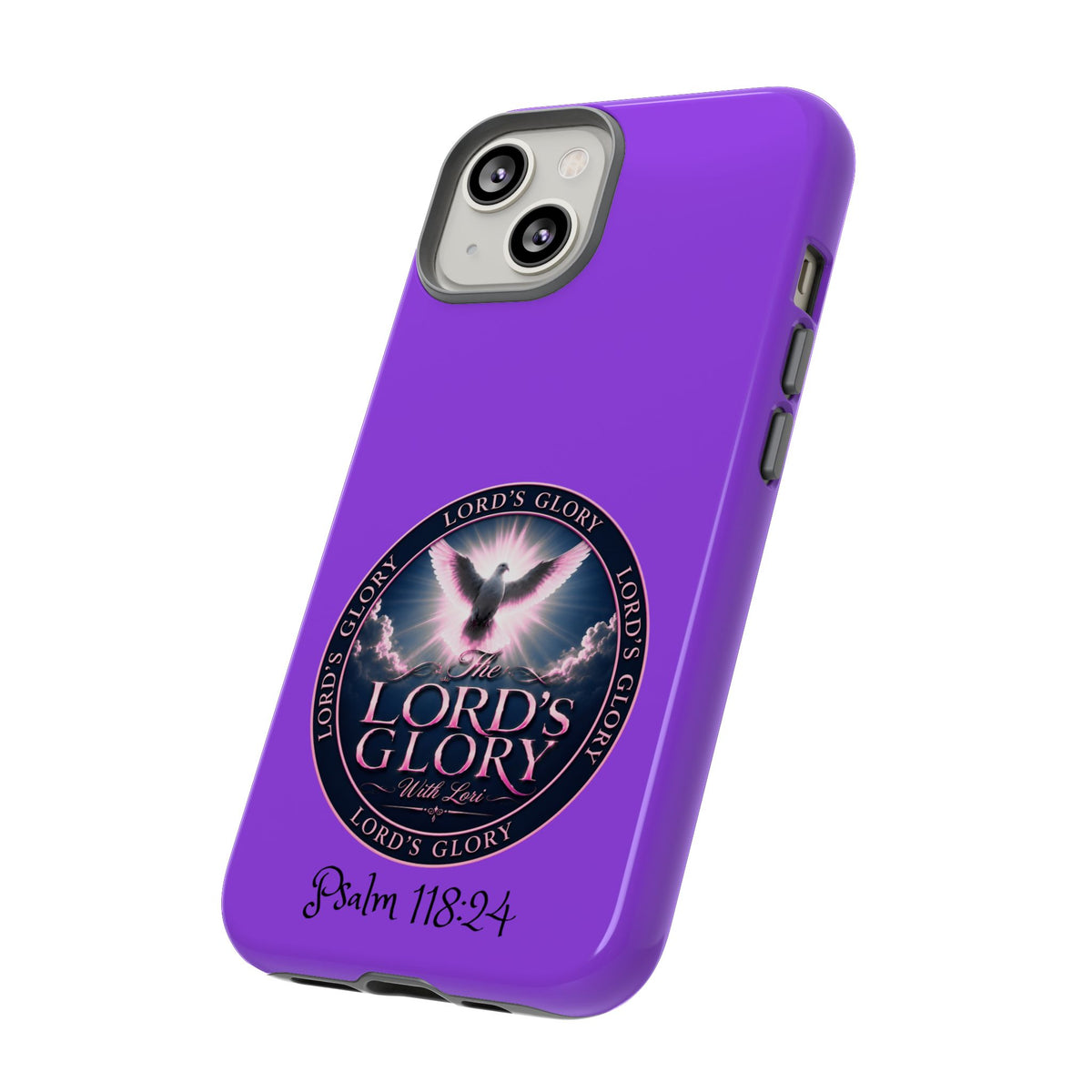Christian Phone Case – "Lord's Glory with Lori" Dove Design Tough Case (Protective Phone Cover)