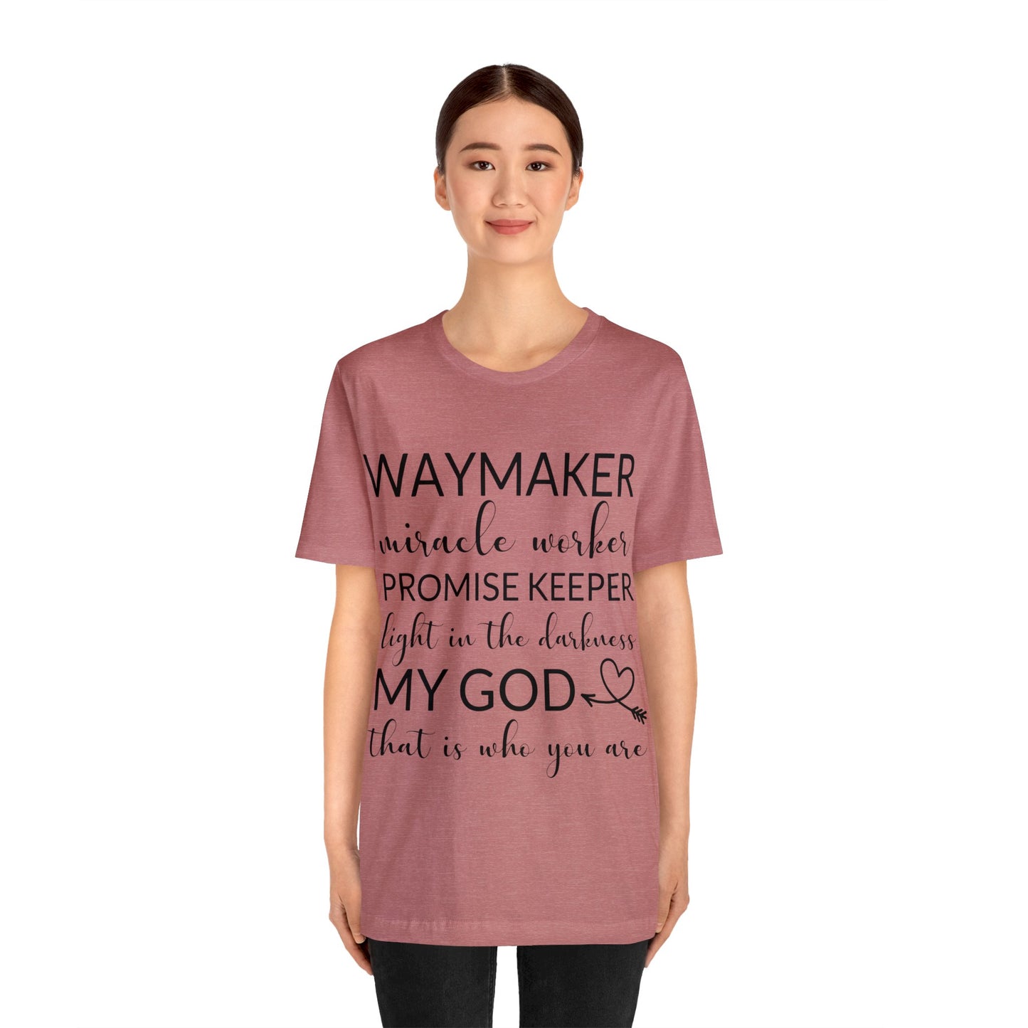 Waymaker Promise Keeper Light in the Darkness - Unisex Jersey Short Sleeve Tee