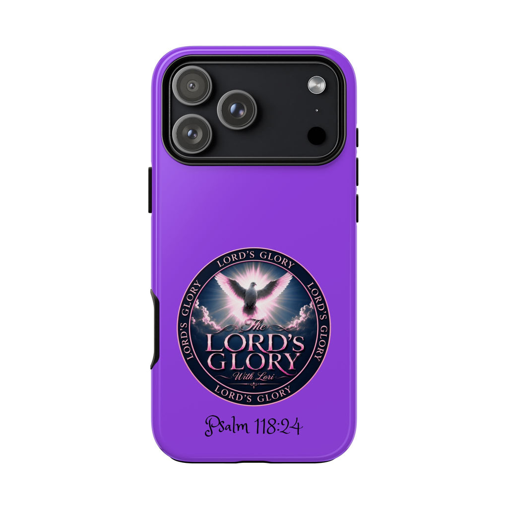 Christian Phone Case – "Lord's Glory with Lori" Dove Design Tough Case (Protective Phone Cover)