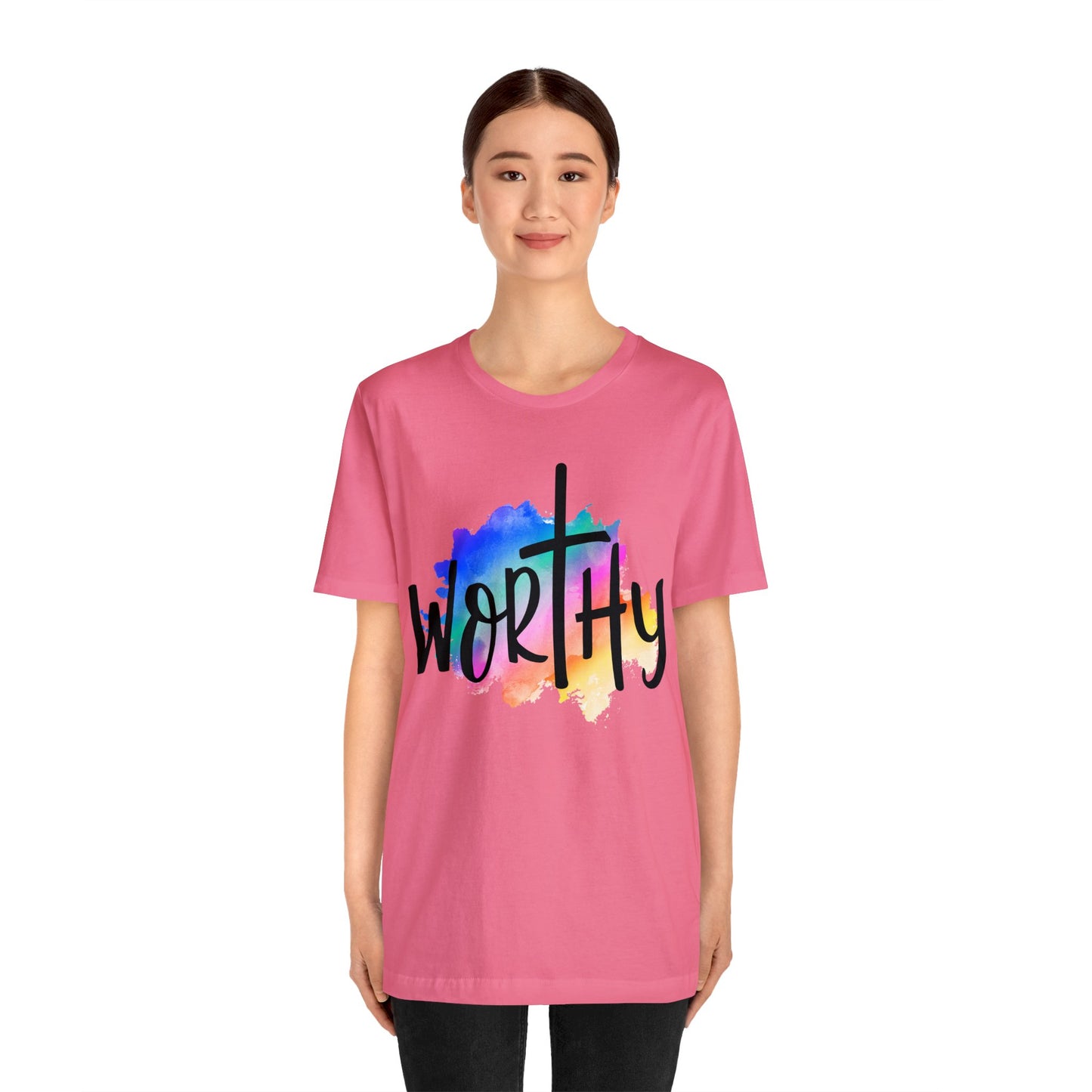 Worthy Worthy Worthy - Unisex Jersey Short Sleeve Tee