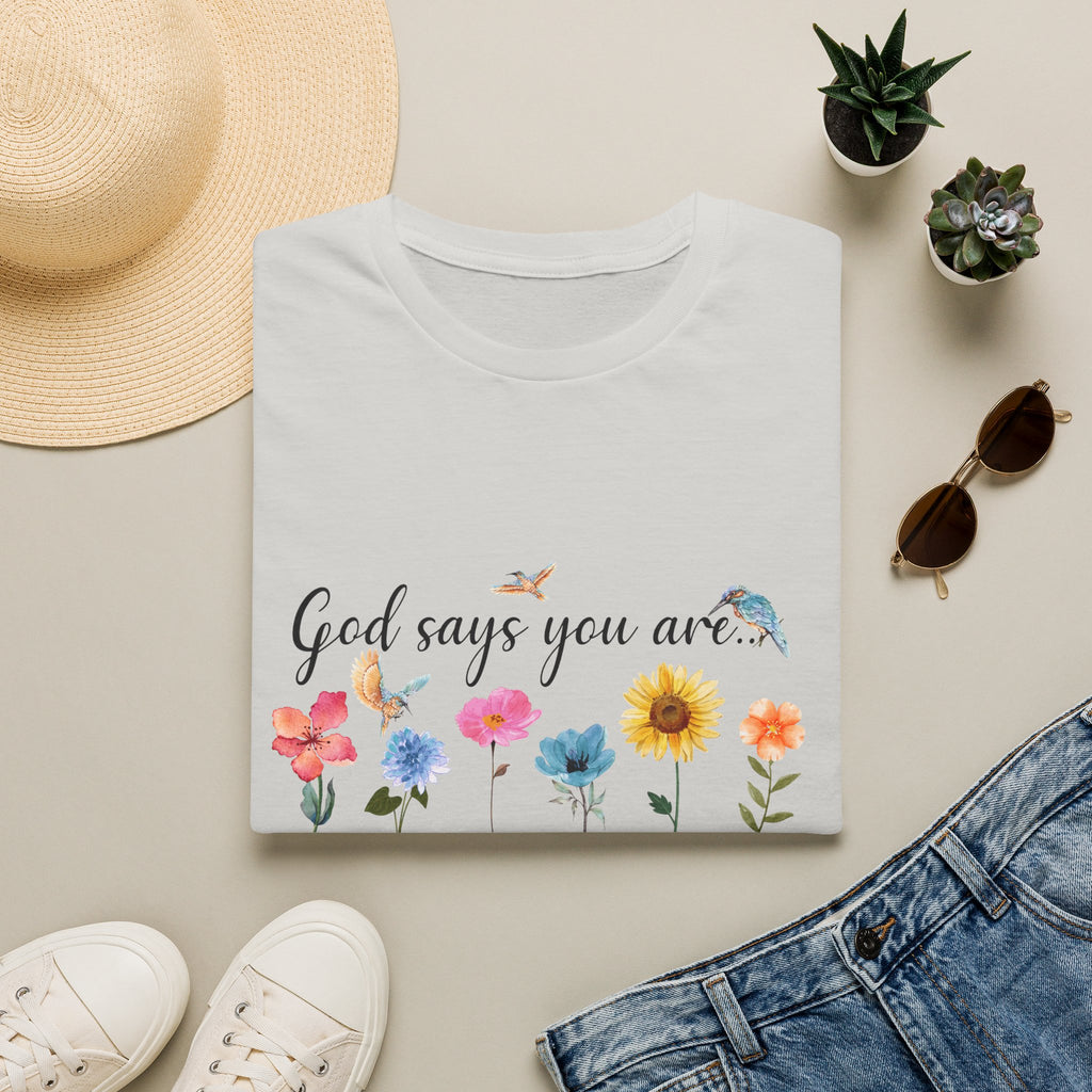 God Says You Are Loved Wildflower T-Shirt