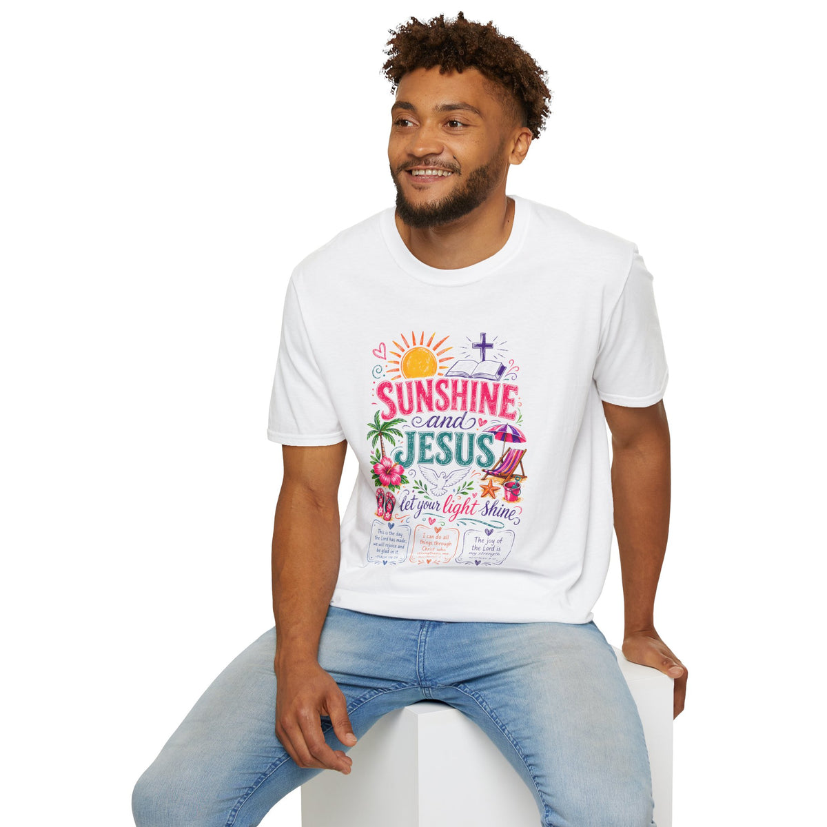 Sunshine and Jesus Christian Faith T-Shirt