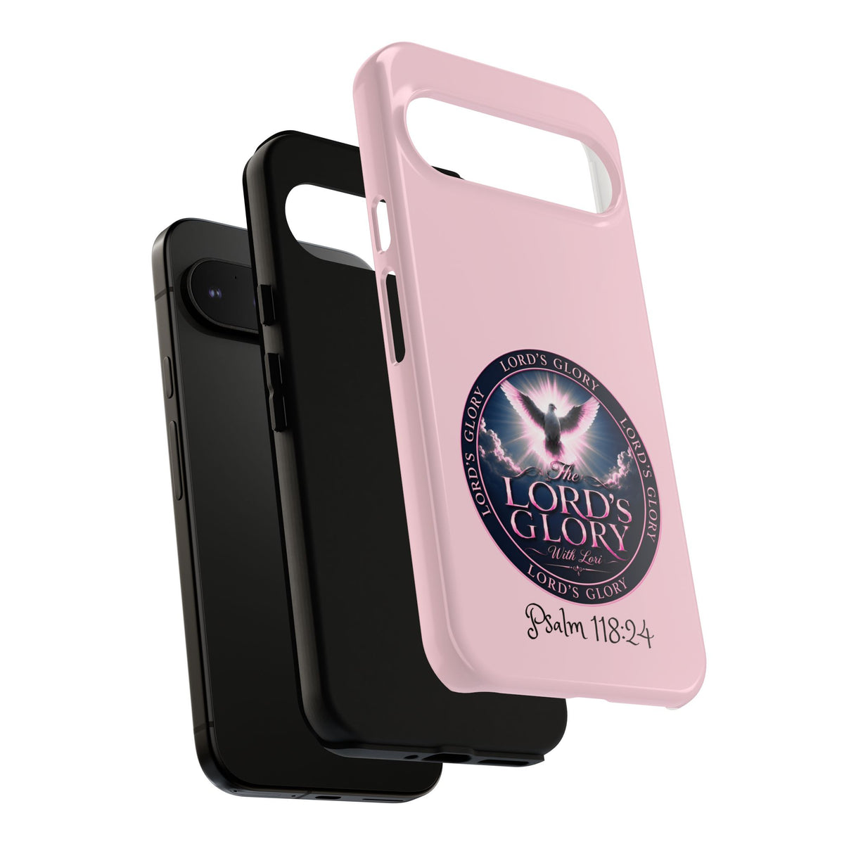 Christian Phone Case – "Lord's Glory with Lori" Dove Design Tough Case (Protective Phone Cover)