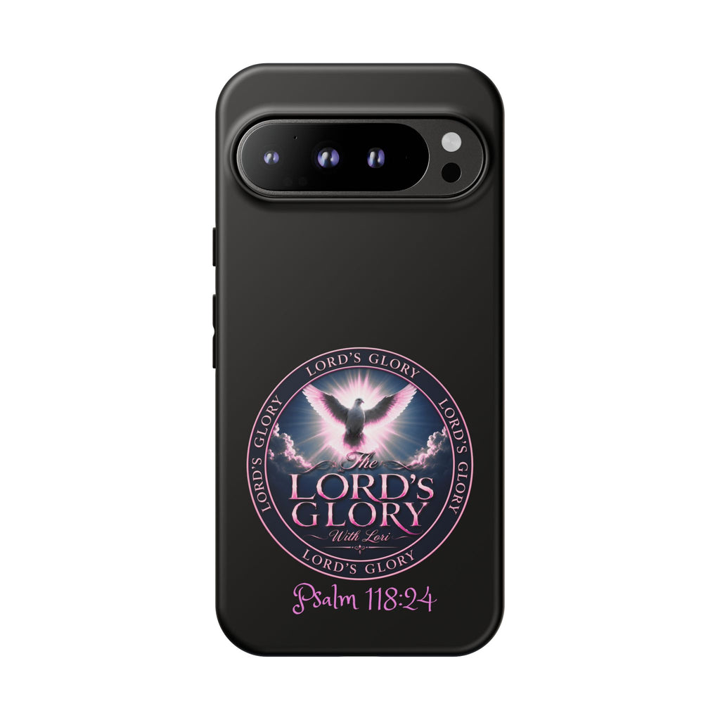 Christian Phone Case – "Lord's Glory with Lori" Dove Design Tough Case (Protective Phone Cover)