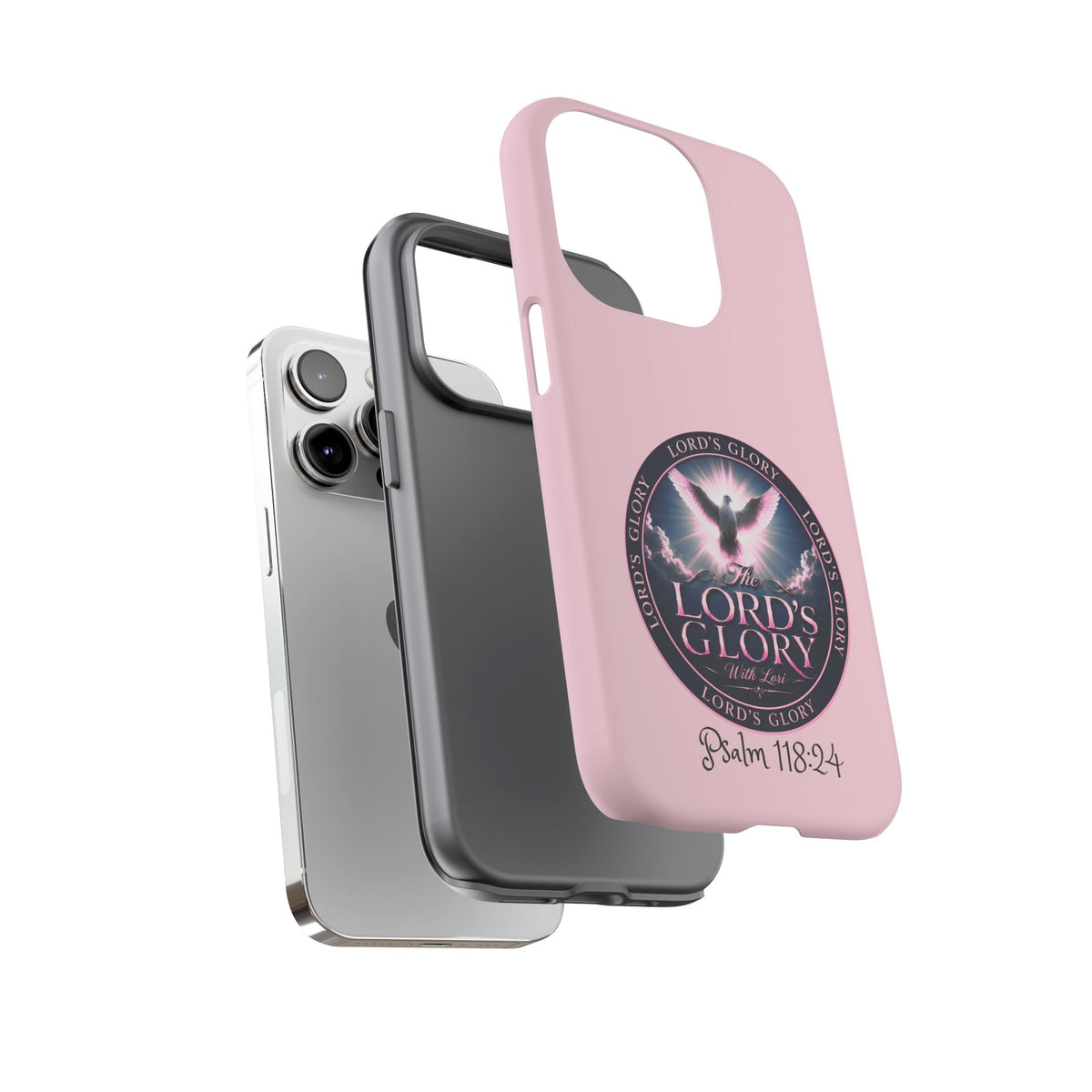 Christian Phone Case – "Lord's Glory with Lori" Dove Design Tough Case (Protective Phone Cover)